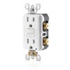 Leviton GFTR1-3W SmarTest Self-Test SmartlockPro Slim GFCI Tamper-Resistant Receptacle with