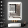 Memobarco LED Mirror for Bathroom 20"x 28" with Frontlit and