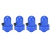 10Pcs Trampoline Enclosure Pole Cap with Screw Thumb Safety Rail