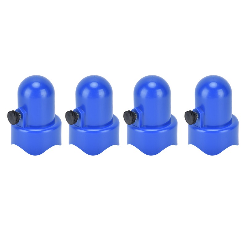 10Pcs Trampoline Enclosure Pole Cap with Screw Thumb Safety Rail