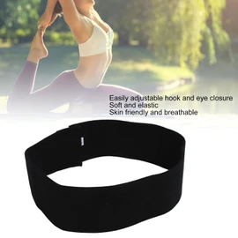 Banda Estabilizadora, Cinturón de estabilidad implantable negro elástico ajustable suave piel amigable banda de soporte mamario femenino respirable Breast Stabilizer Band para Mujer(S)