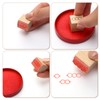 MotiMind 10 Pack Montessori Teacher's Bead Bar Rubber Stamp Set