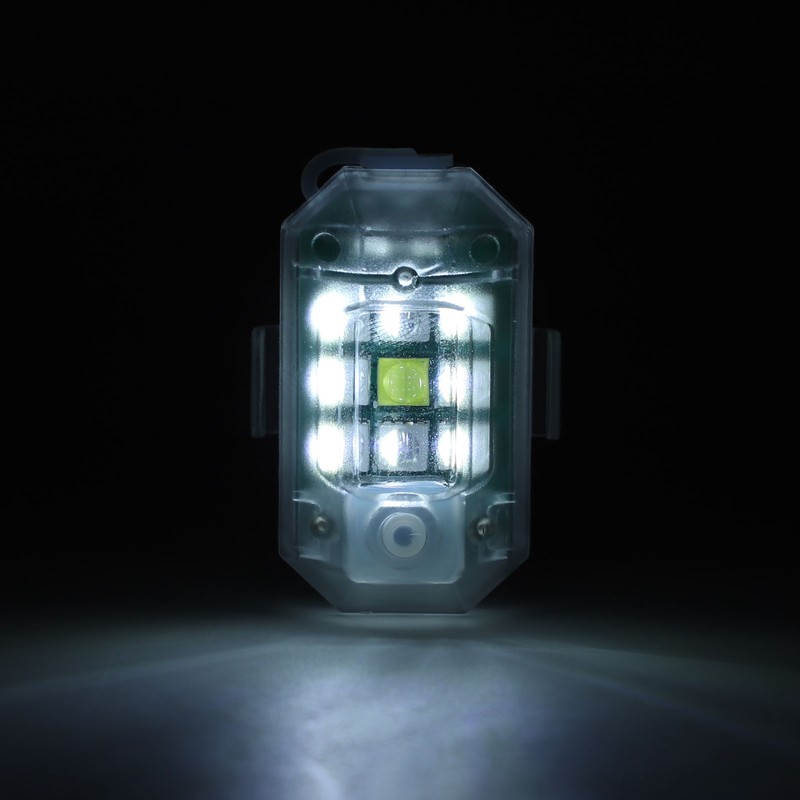 4Pcs LED Strobe Light High Brightness Waterproof Portable Wireless Flashing