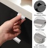 MOROBOR Finger Edge Pull, 8pcs Concealed Handle Modern Style Drawer