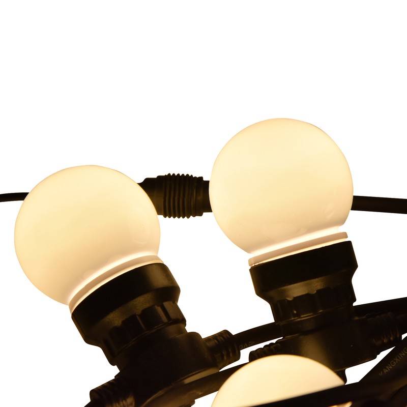 G50 Bulb String Light 5M 10LED White Globe Bulb Decorative
