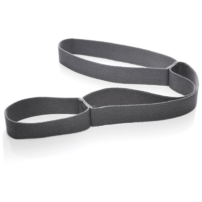 BODYMATE Stretch Yoga Strap with 3 Loops - Fixed Length