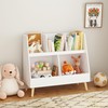 TREATLIFE HOME Organize Playtime with Kids Bookshelf and Toy Organizer,