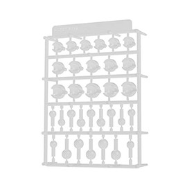 Hobby Base Premium Parts Collection Articulating Ball Joint Large Clear Plastic Model Parts PPC-T112