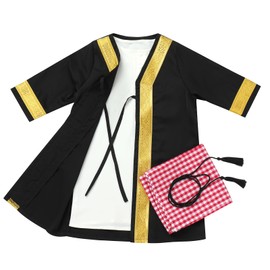 FYMNSI Abayas For Baby Boy Muslim Clothes Arabian Short Sleeve Abaya Robe + Long Sleeve Kaftan + Head Scarf Shemagh Keffiyeh 3PCS Sets Infant Newborn Boys Prayer Eid Ramadan Outfits Black 12-24M