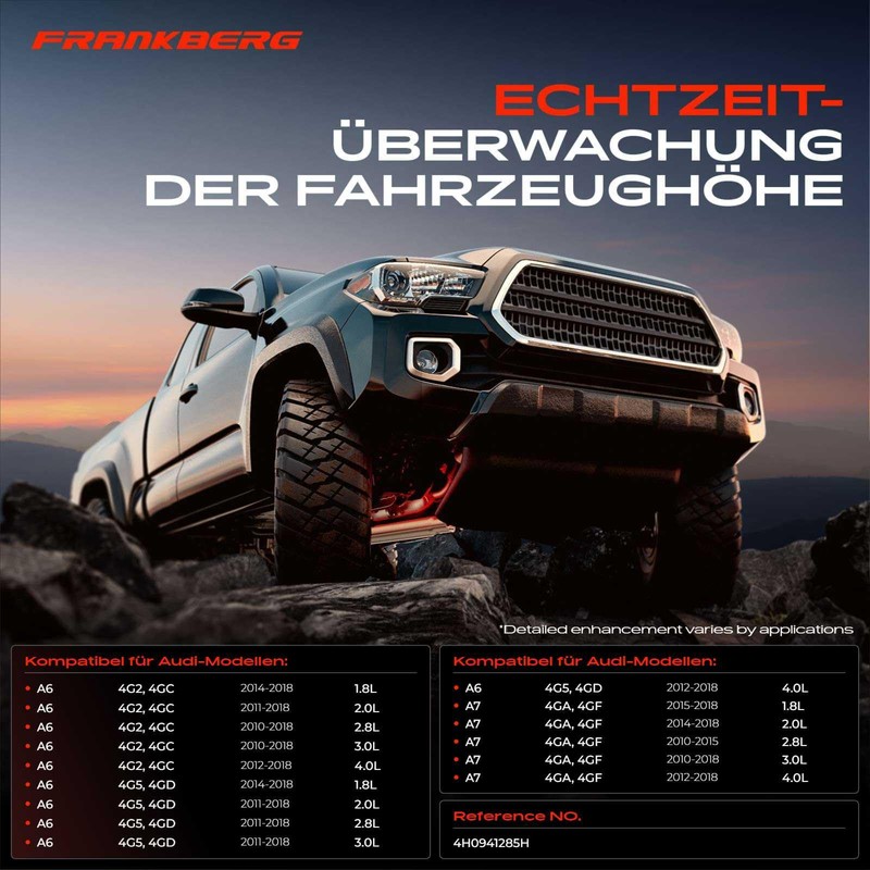 Frankberg Level Sensor Headlight Range Adjustment Front Left Compatible with