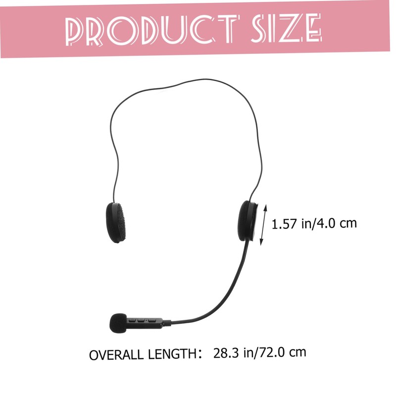 LALAFINA Wireless Motorcycle Helmet Headset Earphone for Hands Communication and