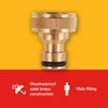 Amtech U2515 19mm (3/4") Brass Hose Connector - Male