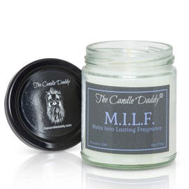 M.I.L.F "Melts Into Lasting Fragrance" - 6 Ounce - 40 Hour Burn- Beautifully Formulated MILF Scent. Great Funny Gift for Mom I'd Like To, Mother's Day Her, Sister Daughter, Girlfriend, Wife Birthday