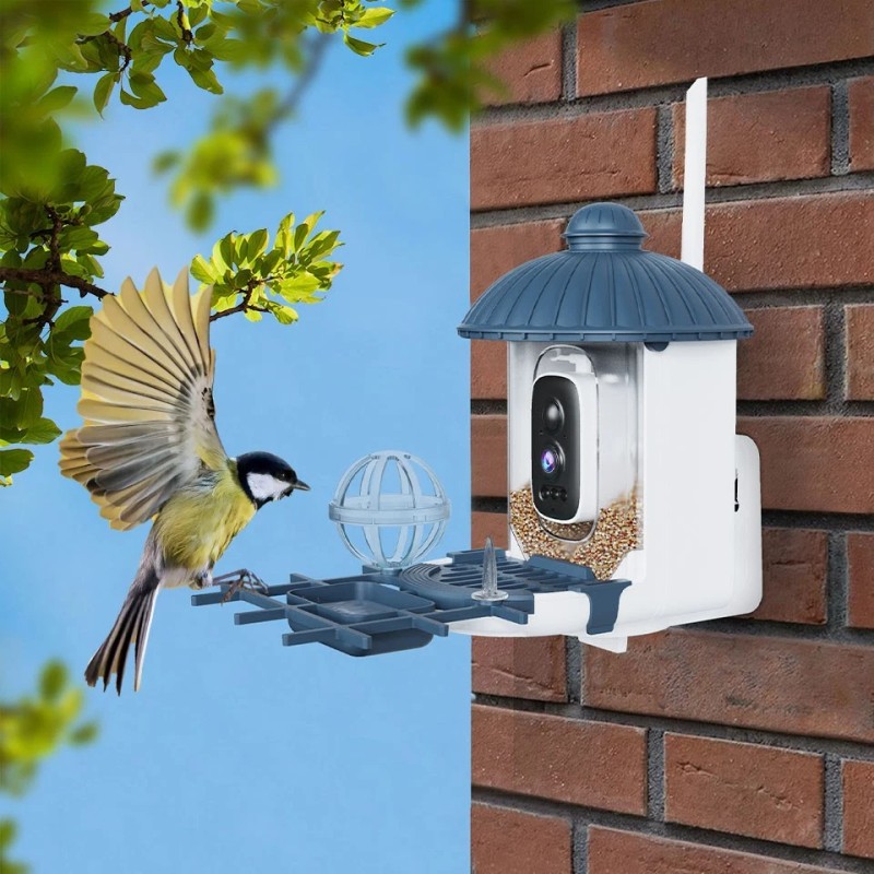 XVIM Bird Feeder Camera Outdoor 2K HD 2.4G&5G WiFi Solar