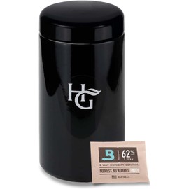 Herb Guard - 1 Oz Airtight Container and Smell Proof Jar (500 ml) 2 Way 62% Pack Keeps Goods Fresh for Months
