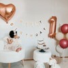 Rose Gold Heart Balloons,12Pcs 18 Inch Rose Gold Aluminum Love