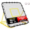 Dimples Excel Adjustable Baseball Softball Rebounder Net 4x4.5 FT with
