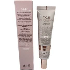 Doll 10 T.C.E Super Coverage Makeup 2 oz Shade: DEEP Full Size NEW in Box