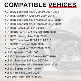 Ignition coil & Spark Plug Wire Cap Set 2007-2022 for XL1200 XL883 Sportster SuperLow Roadster Iron Forty-Eight Seventy-Two