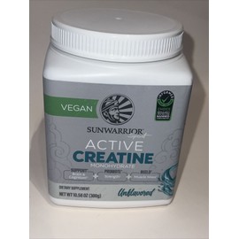 Sunwarrior Creatine Monohydrate Powder Pre Workout, 300 Grams 60 Servings 01/26.