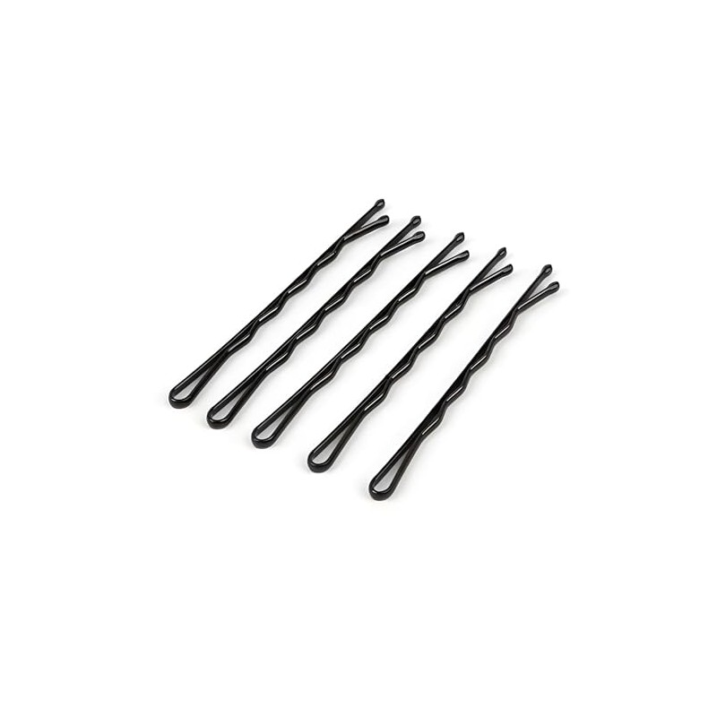 PARENCE.- Set di 144 forcine nere standard - clip in