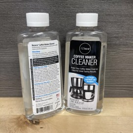Nuvera 2 Pack Nuvera Descaling Solution for Single Cup Coffee Makers Cleaner 8oz New