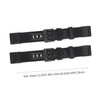 SHOWERORO 2pcs Nylon Weaving Wrist Strap for Watch Active Comfortable