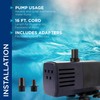 Alpine Corporation Outdoor Decor Power Head Pump 550 GPH for