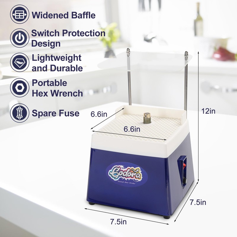 Stained Glass Grinder & Glass Cutting Oil, Mini Stained Glass