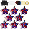 QOUBAI 32 Sets 4th of July Stars Suncatchers Craft Kit