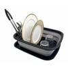 SAMMART 8L Collapsible Plastic Dish Drainer with Draining Board -