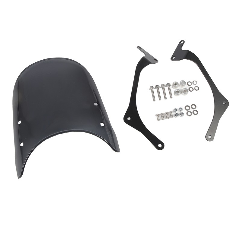 Motorcycle Front Windshield PC Airflow Wind Deflector Fairing Windscreen for