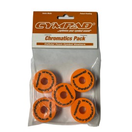 Cympad Chromatics 5 Pack Orange Cymbal Washer Cellular Foam