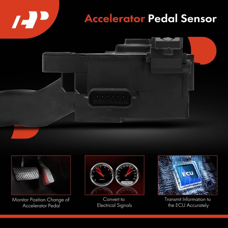 A-Premium Accelerator Pedal with Position Sensor Assembly Compatible with Nissan