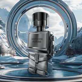 Robot Design Men's Light Fragrance Wood Tone Perfume, Long Lasting Perfume, For Work Travel And Daily Use, Christmas Gift