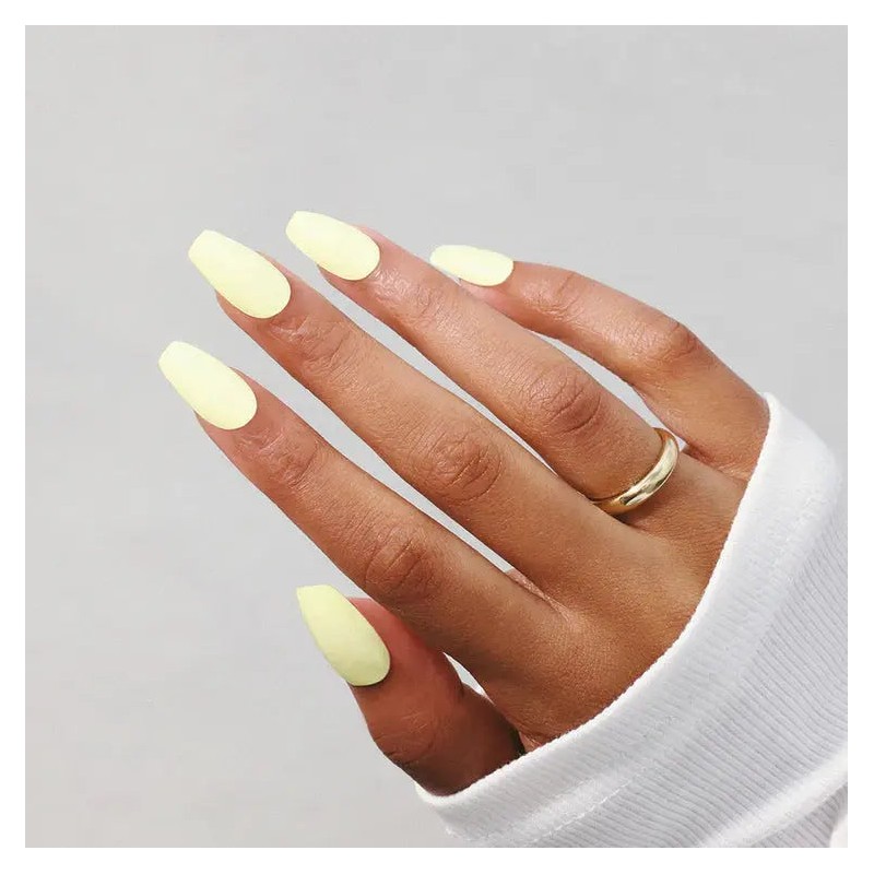 Ohora Semi Cured Gel Nail Strips N Lemon Sugar