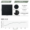 TroyStudio 15Pcs Acoustic Panels, 12 x 12 x 0.5 Inches