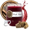 Jackpot Candles Pinot Noir Wine Glass Candle with Ring Inside