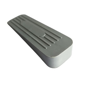 KnnX | Soft Rubber Door Stop | Flexible | Non Marking | Traditional Style | Suitable for All Surfaces | Grey (1)