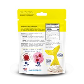 Satin Ice Isomelts, Yellow, 7 Ounce Pouch - Melt and Mold Isomalt Nibs