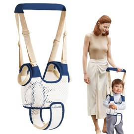 MEZOKUCEL Toddler Walker Assistant Belt,Toddler Assistant Harness Walking Helper - Toddler Walking Harness Helper Assistant Protective Belt for Age 4-28 Month Toddler (Blue)