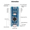 Nano V3.0 Board with Cable, AYWHP 5PCS Nano Board ATmega328P,