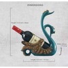 Fantes Swan Wine Holder Bottle Rack Counter Top Storage Stand