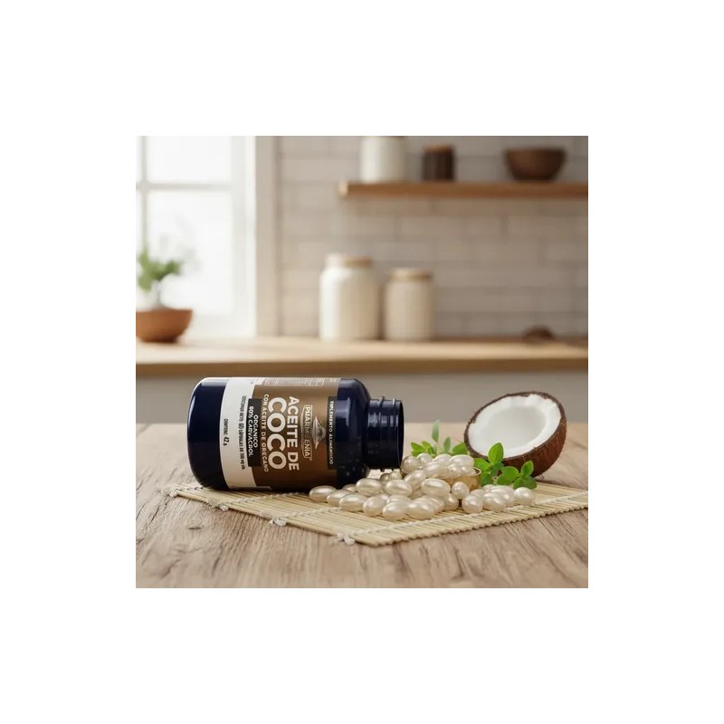 Capsulas Aceite De Coco Con Aceite De Oregano 60 Cápsulas