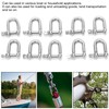 10pcs M4 Screw Pin Anchor Shackle 304 Stainless Steel Heavy