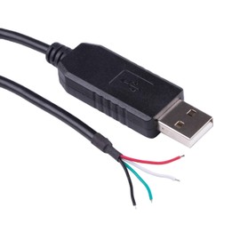 USB to RS485 Serial Cable FT232RNL Chipset Data Adapter Converter Cable Compatible for USB-RS485-WE-1800-BT Support Win7 8 10 XP Android Mac Linux (Black USB Housing)