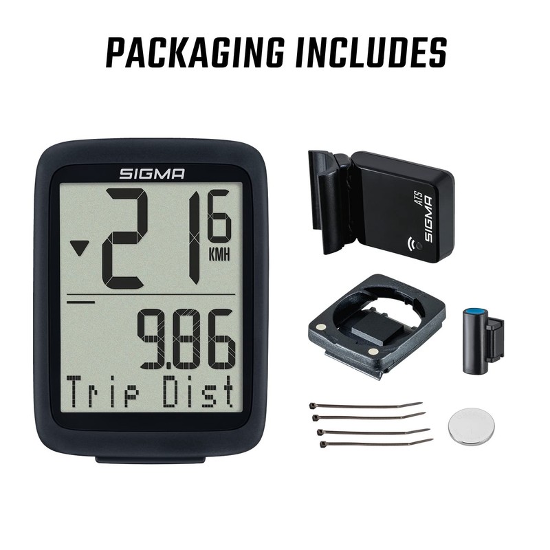 SIGMA SPORT BC 8.0 WL Wireless Bicycle Computer with Numerous