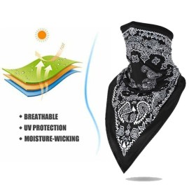 Unbranded UV Protection Bandana Neck Gaiter Face Masks Triangle Scarf Breathable Balaclava