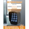 JUJIANG TKM-01 Touch Panel Wireless Gate Keypad with Outdoor Keypad