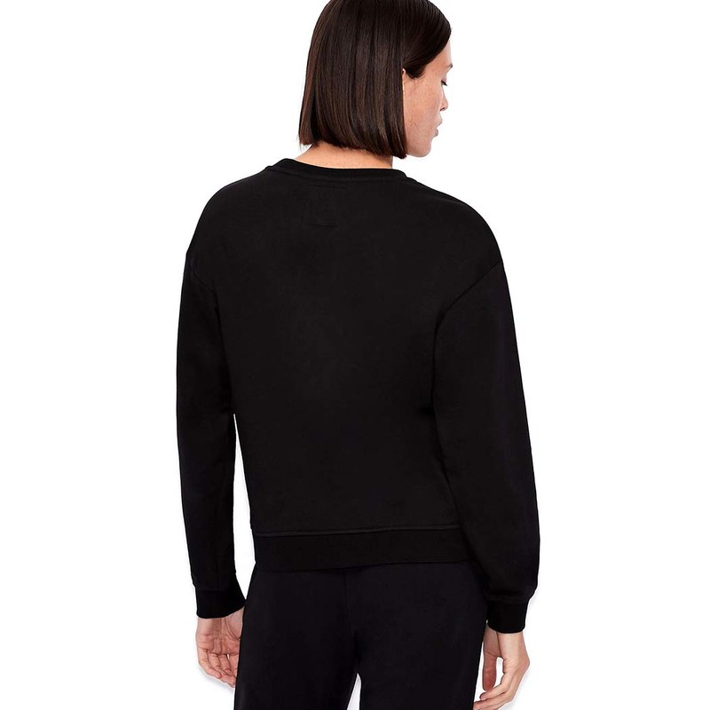 Armani Exchange Women's Icon Project Sweat Sweatshirt, black